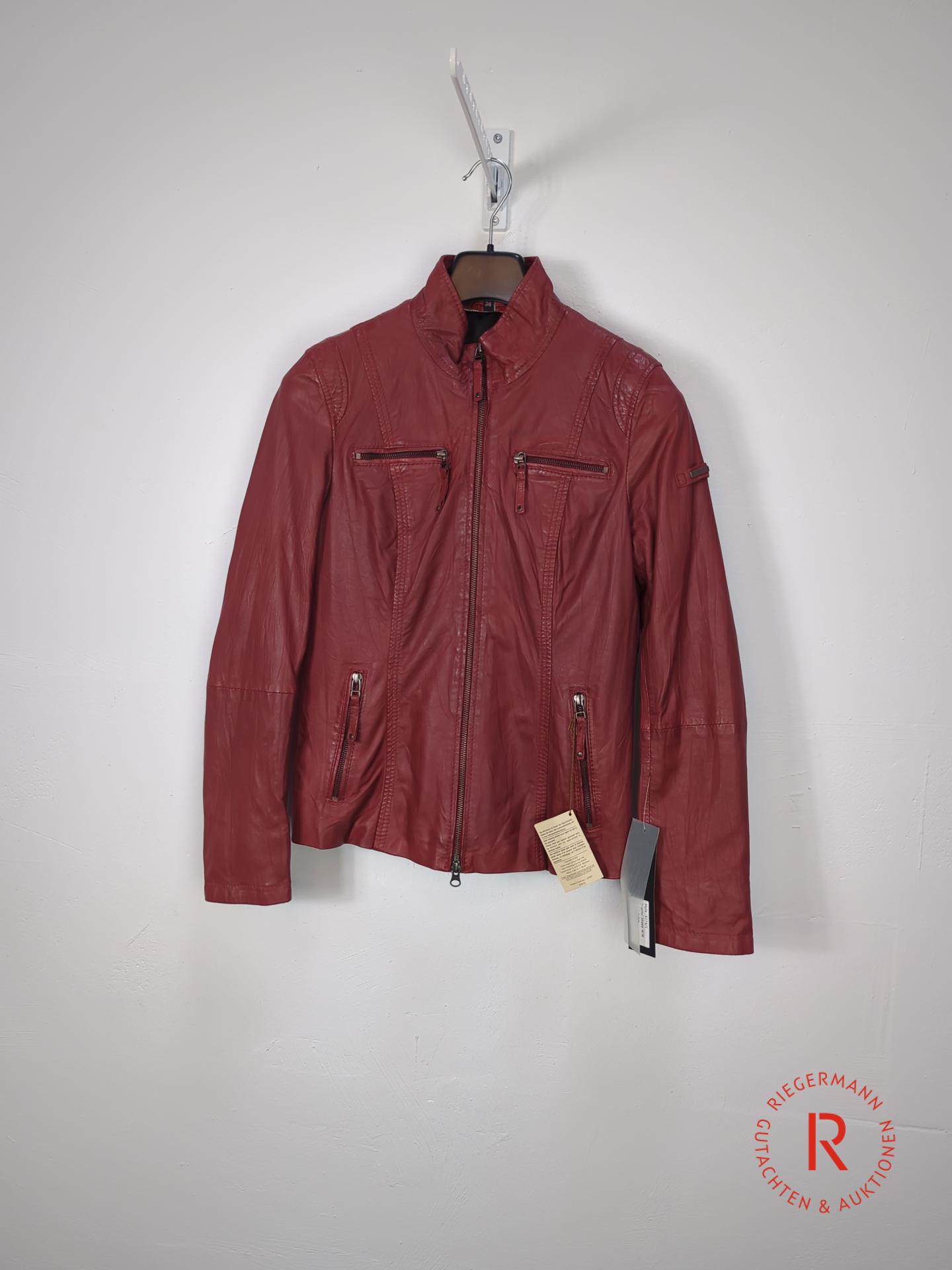DAMEN LEDERJACKE GRÖSSE 36